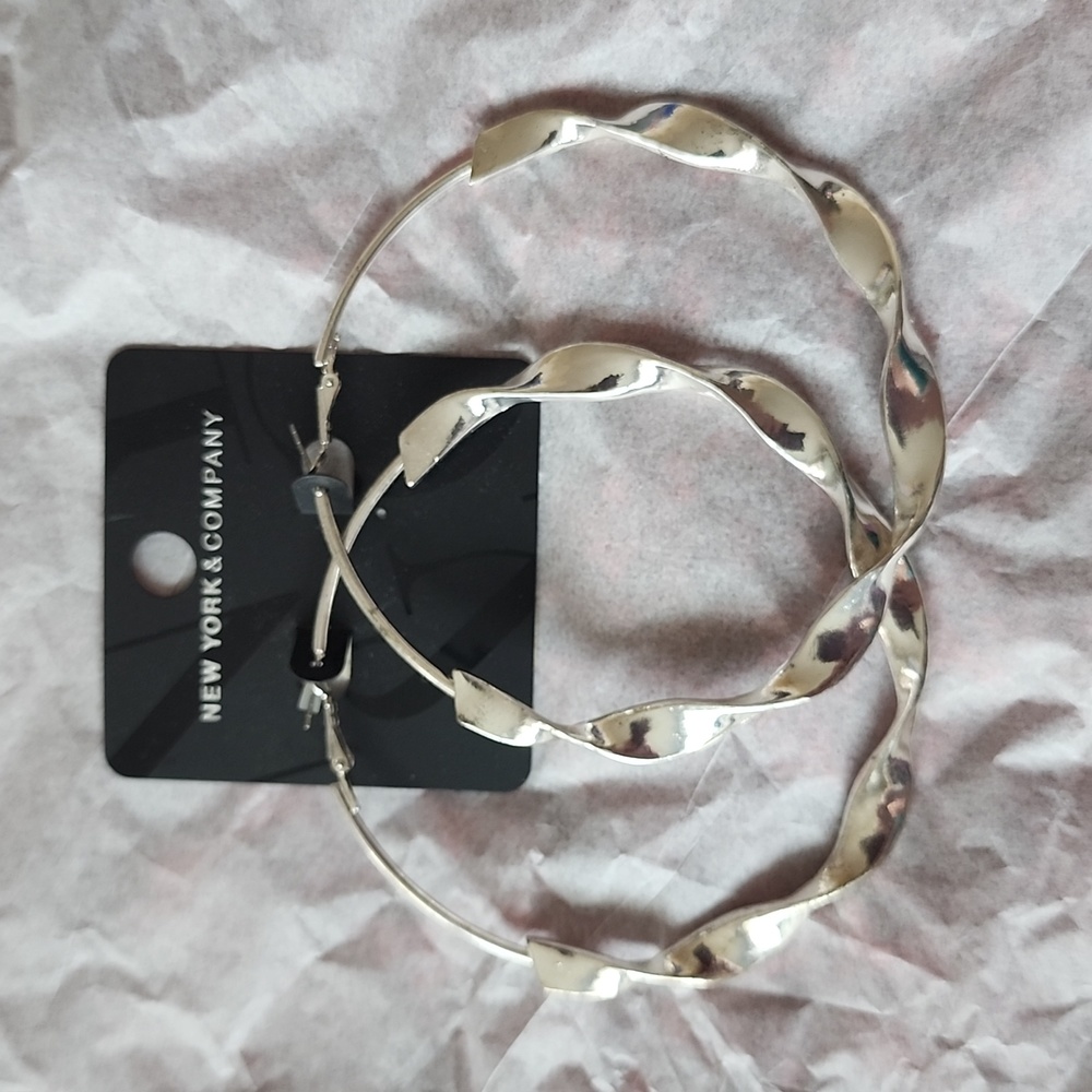 Silver Hoop Earrings